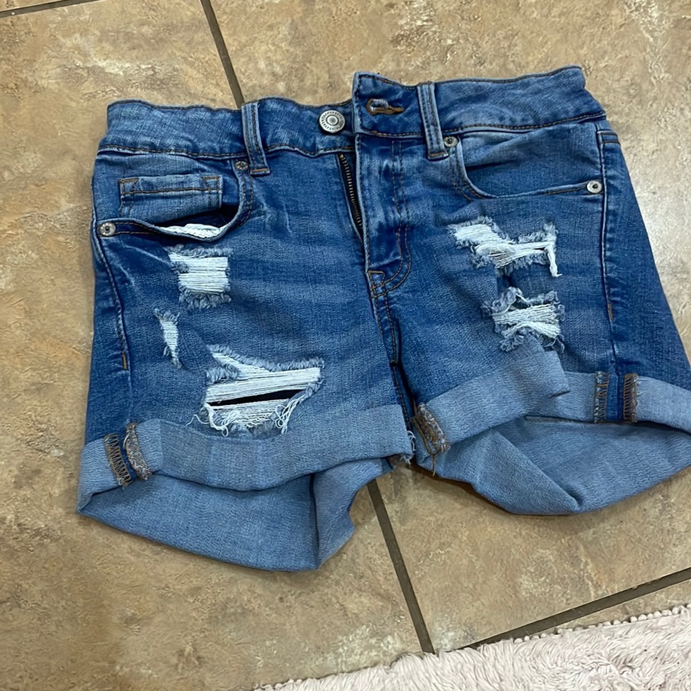 Blue shorts jean